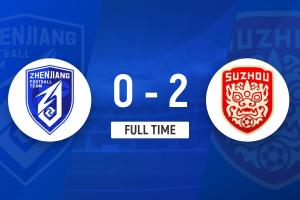 苏超-苏州队2-0客胜镇江队 4轮不败暂升第3 镇江队开赛6连败垫底
