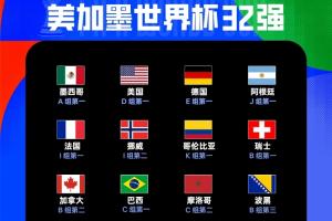 各足联晋级情况：欧足联13队 南美足联5队，亚足联2队 非足联9队